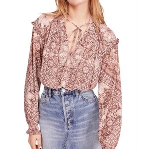 Free People Little Runaway Blouse